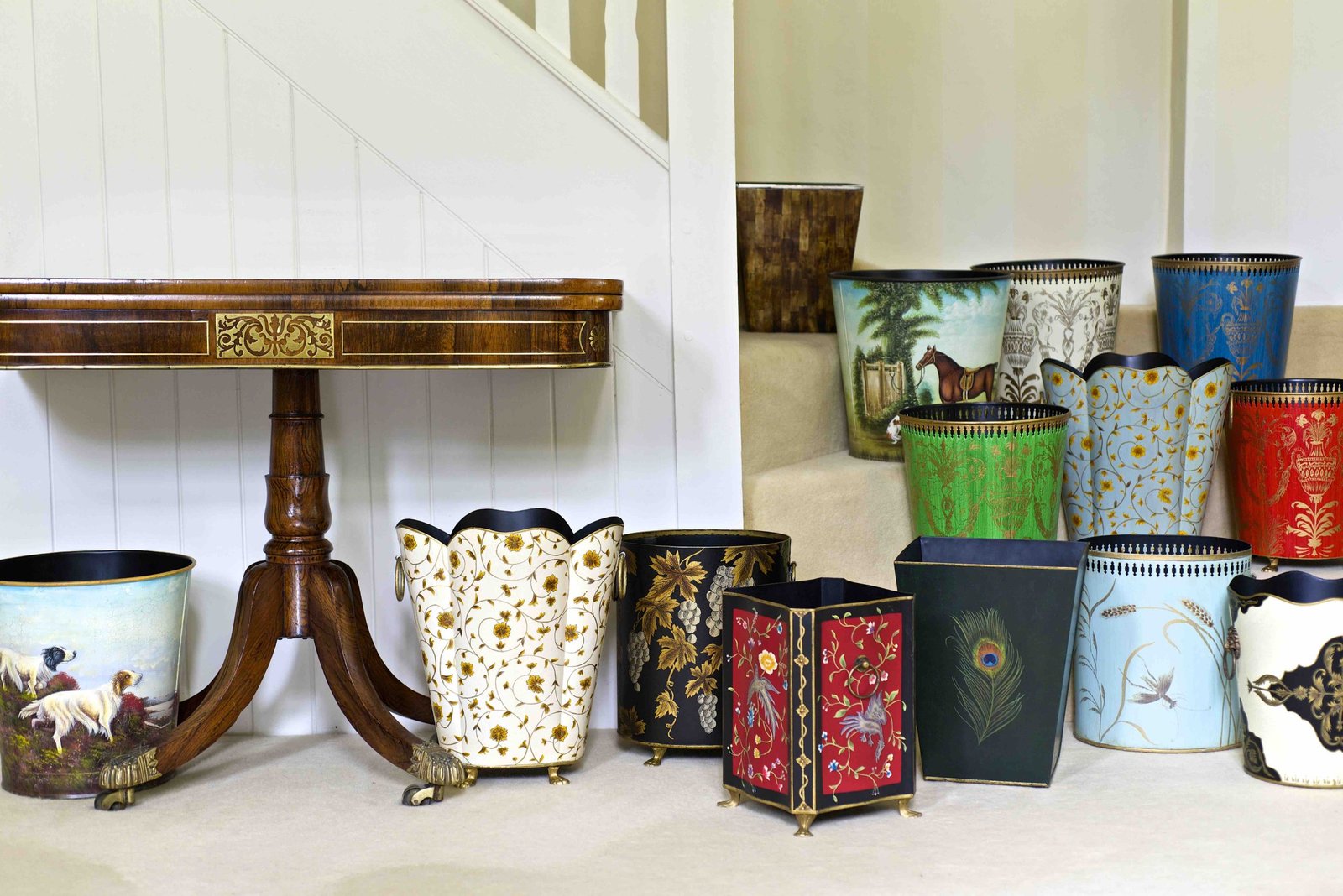 Luxury Waste Paper Bins / Bespoke Hotel Bins / Guest Room Accessories